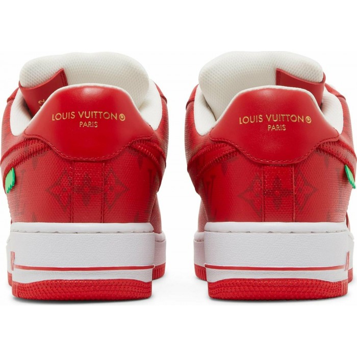 Louis Vuiton X Air Force 1 Low "White Comet Red"