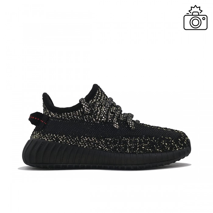 Кроссовки Adidas Yeezy 350 V2 Kids - Black Reflective