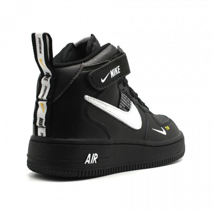 Nike Air Force 1 Mid SE Premium Black 